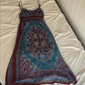 Bohemian Multicolor Maxi Dress